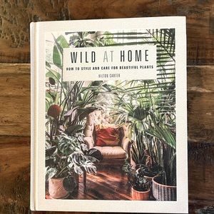 Hard cover houseplant parent book Wild At Home